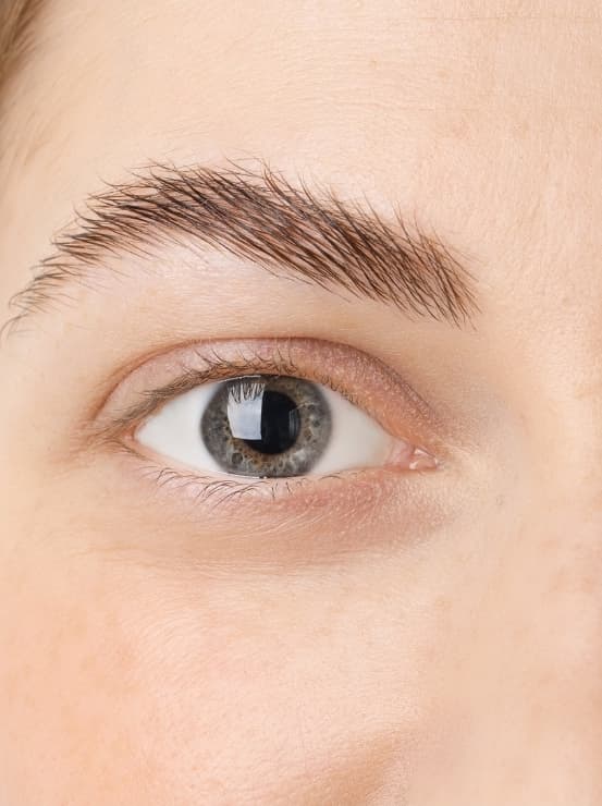 Lash lift before and after